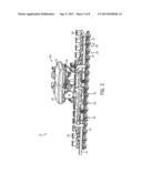 Central Bulk Fill System Having Stowable Ladder For Stack-Fold Farm     Implement diagram and image