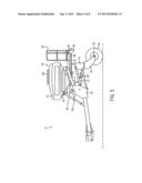 Central Bulk Fill System Having Stowable Ladder For Stack-Fold Farm     Implement diagram and image