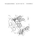 Central Bulk Fill System Having Stowable Ladder For Stack-Fold Farm     Implement diagram and image