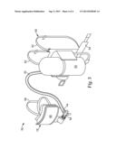 SUPPLIED AIR RESPIRATOR THAT HAS AN ADJUSTABLE LENGTH HOSE diagram and image