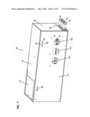 WALL BOX AND WALL MOUNTED PLATE WITH INTEGRATED DUCTS diagram and image