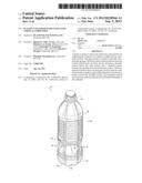 PLASTIC CONTAINER WITH ELONGATED VERTICAL FORMATION diagram and image