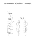 ELASTIC ELEMENT FOR THE USE IN A STABILIZATION DEVICE FOR BONES AND     VERTEBRAE AND METHOD FOR THE MANUFACTURE OF SUCH ELASTIC ELEMENT diagram and image