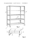 STABILIZER SHOE FOR A RACK FOR SUPPORTING OBJECTS diagram and image