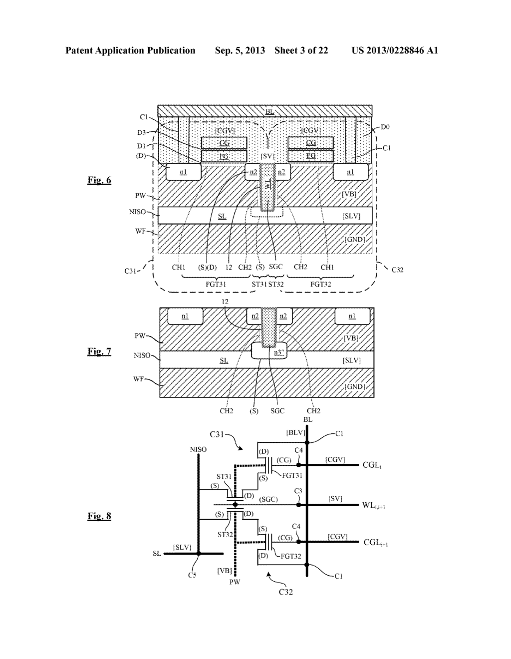 NONVOLATILE MEMORY CELLS WITH A VERTICAL SELECTION GATE OF VARIABLE DEPTH - diagram, schematic, and image 04