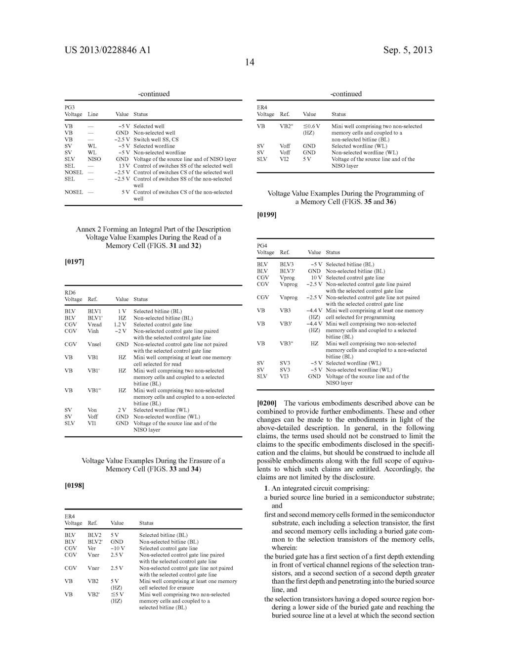 NONVOLATILE MEMORY CELLS WITH A VERTICAL SELECTION GATE OF VARIABLE DEPTH - diagram, schematic, and image 37