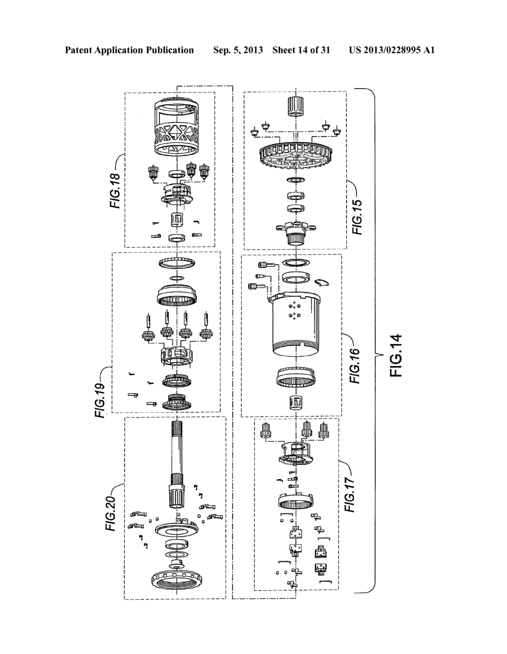 PLANETARY GEAR MECHANISM FOR A BICYCLE - diagram, schematic, and image 15