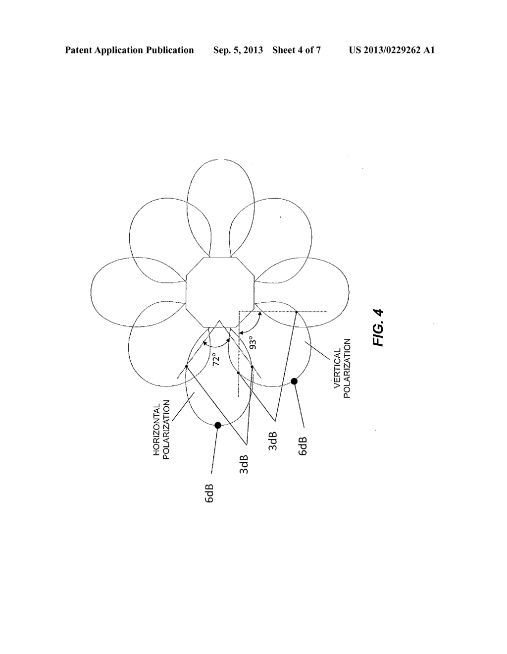 RADIO FREQUENCY IDENTIFICATION READER ANTENNA ARRANGEMENT WITH MULTIPLE     LINEARLY-POLARIZED ELEMENTS - diagram, schematic, and image 05