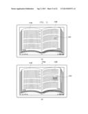 METHOD FOR DISPLAYING PAGES OF E-BOOK AND MOBILE DEVICE ADAPTED THERETO diagram and image