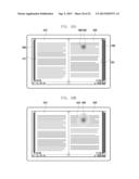 METHOD FOR DISPLAYING PAGES OF E-BOOK AND MOBILE DEVICE ADAPTED THERETO diagram and image