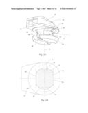 SPECTACLES FRAME WITH ARMS MOUNTING BY PIVOTING ABOUT A HINGE KNUCKLE     WHILE APPLYING A COMPRESSION FORCE diagram and image