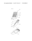 COOLING DEVICE AND LED LIGHTING APPARATUS USING THE SAME diagram and image