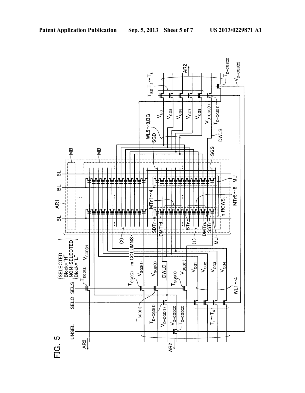 NON-VOLATILE SEMICONDUCTOR MEMORY DEVICE - diagram, schematic, and image 06