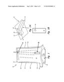 TAPERED THERMAL COATING FOR AIRFOIL diagram and image