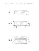 MANUFACTURING PROCESS FOR A STACKED STRUCTURE COMPRISING A THIN LAYER     BONDING TO A TARGET SUBSTRATE diagram and image