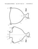 INFLATABLE DEVICE CAPABLE OF GLIDING, IN PARTICULAR OVER WATER diagram and image