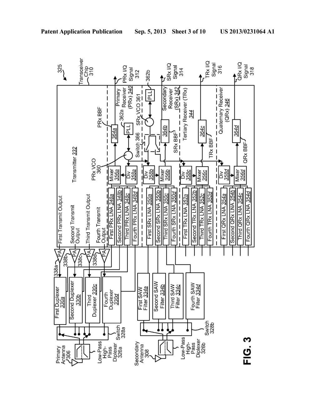 SINGLE-CHIP SIGNAL SPLITTING CARRIER AGGREGATION RECEIVER ARCHITECTURE - diagram, schematic, and image 04