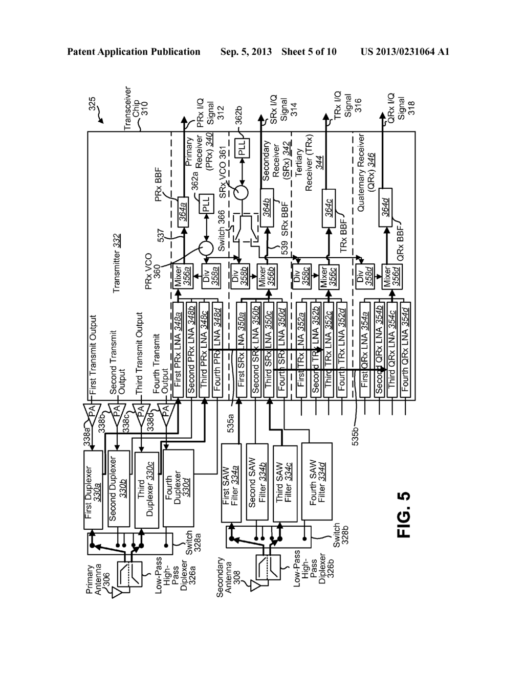 SINGLE-CHIP SIGNAL SPLITTING CARRIER AGGREGATION RECEIVER ARCHITECTURE - diagram, schematic, and image 06