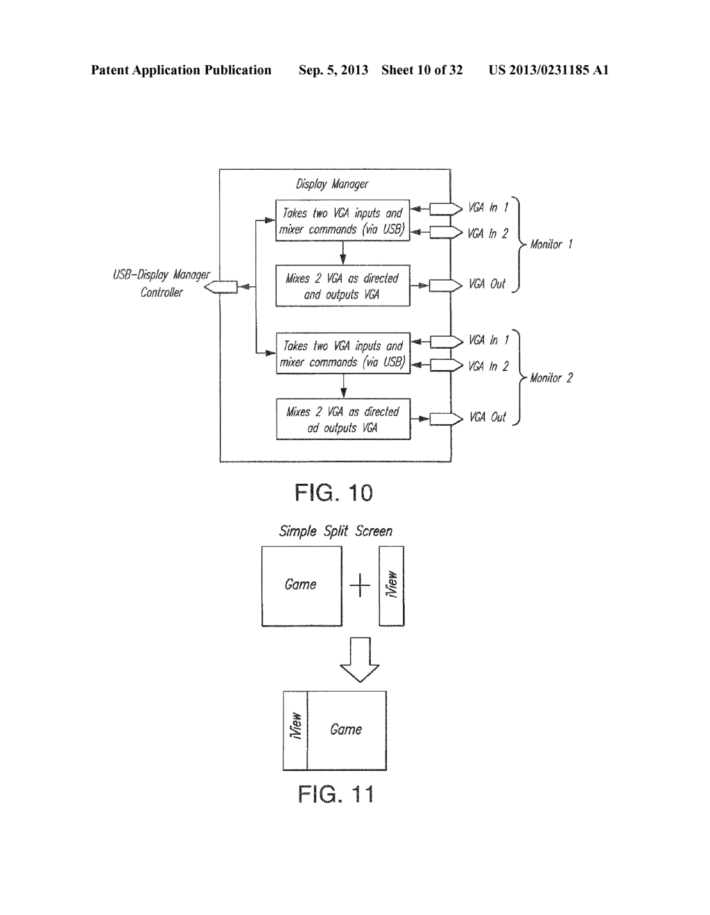 METHODAND APPARATUS  FOR AUDIO SCALING AT A DISPLAY SHOWING CONTENT IN     DIFFERENT AREAS - diagram, schematic, and image 11