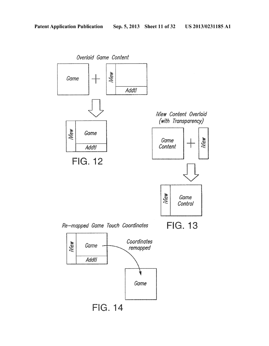 METHODAND APPARATUS  FOR AUDIO SCALING AT A DISPLAY SHOWING CONTENT IN     DIFFERENT AREAS - diagram, schematic, and image 12