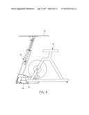 TABLE FOR USE WITH WORKOUT EQUIPMENT diagram and image