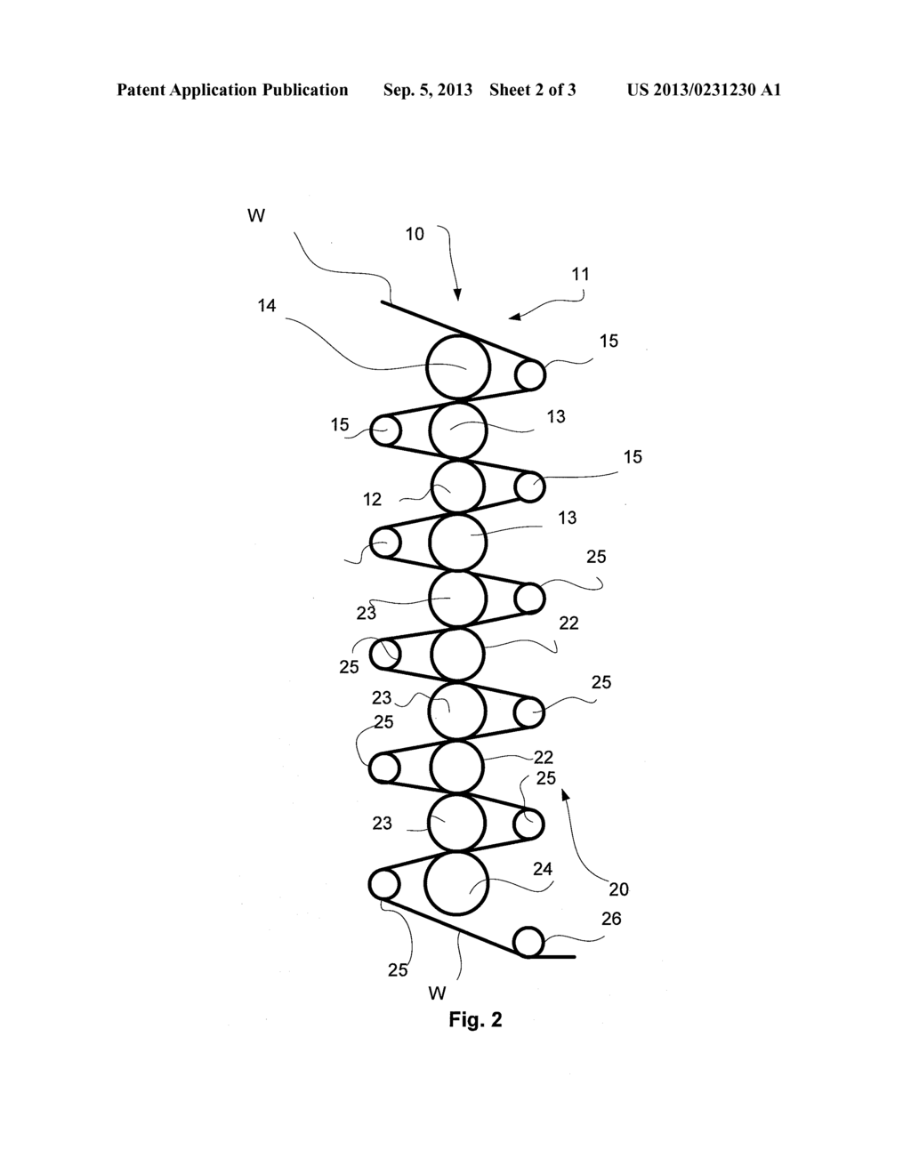 METHOD FOR MODERNIZING A MULTIROLL CALENDER, IN PARTICULAR FOR MODERNIZING     A SUPERCALENDER AND A MODERNIZED MULTIROLL CALENDER, IN PARTICULAR A     MODERNIZED SUPERCALENDER - diagram, schematic, and image 03