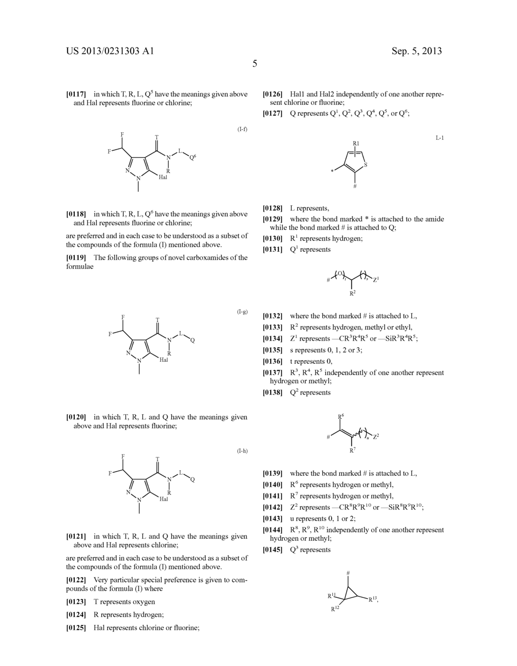 5-HALOGENOPYRAZOLE(THIO)CARBOXAMIDES - diagram, schematic, and image 06