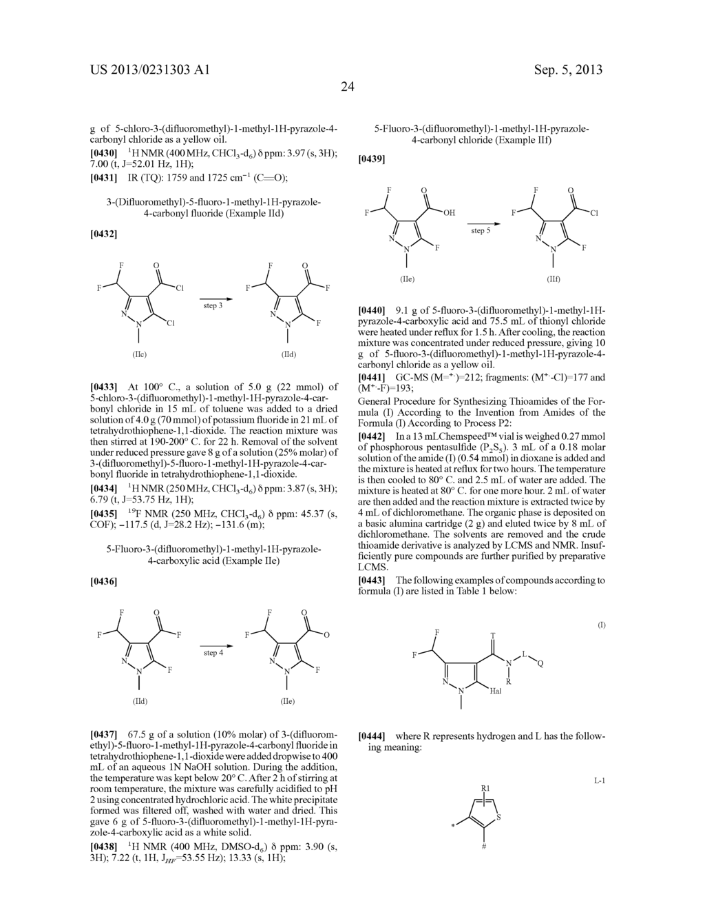 5-HALOGENOPYRAZOLE(THIO)CARBOXAMIDES - diagram, schematic, and image 25