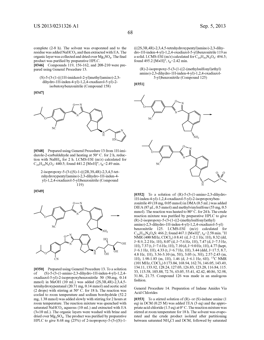 SELECTIVE SPHINGOSINE 1 PHOSPHATE RECEPTOR MODULATORS AND METHODS OF     CHIRAL SYNTHESIS - diagram, schematic, and image 69