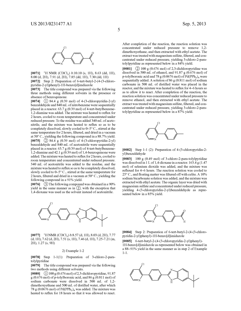 NOVEL METHOD OF PREPARING BENZOIMIDAZOLE DERIVATIVES - diagram, schematic, and image 06