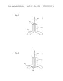 SYRINGE BODY/NEEDLE ASSEMBLY AND METHOD FOR PRODUCING SAME diagram and image