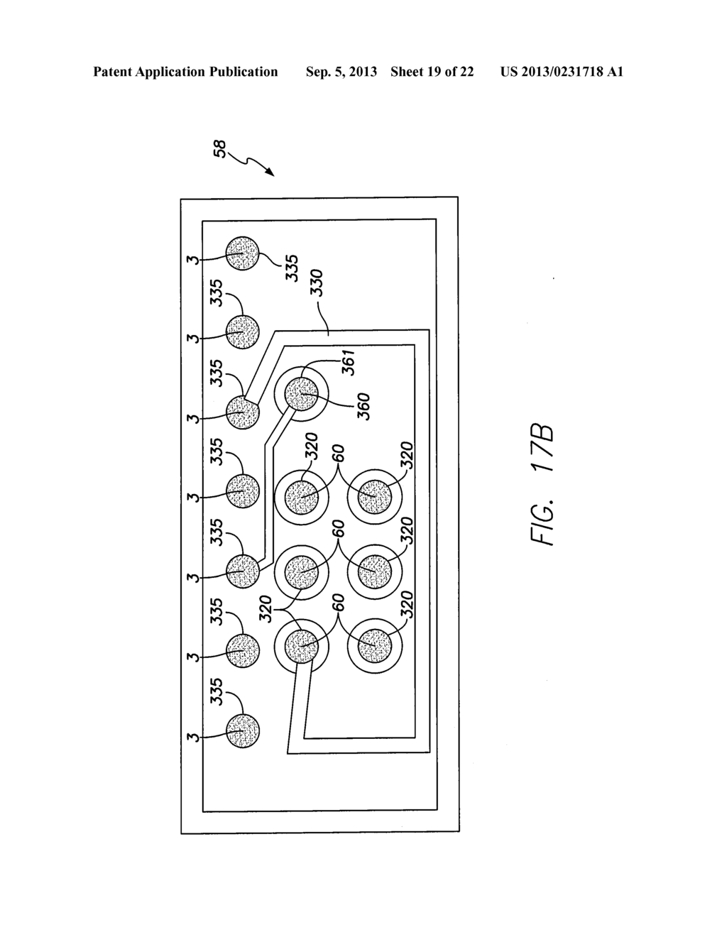 IMPLANTABLE MEDICAL DEVICE HAVING FEEDTHRU ASSEMBLY WITH HEADER SIDE     BUNCHED CONDUCTOR ARRAY AND CAN SIDE LINEAR CONDUCTOR ARRAY - diagram, schematic, and image 20