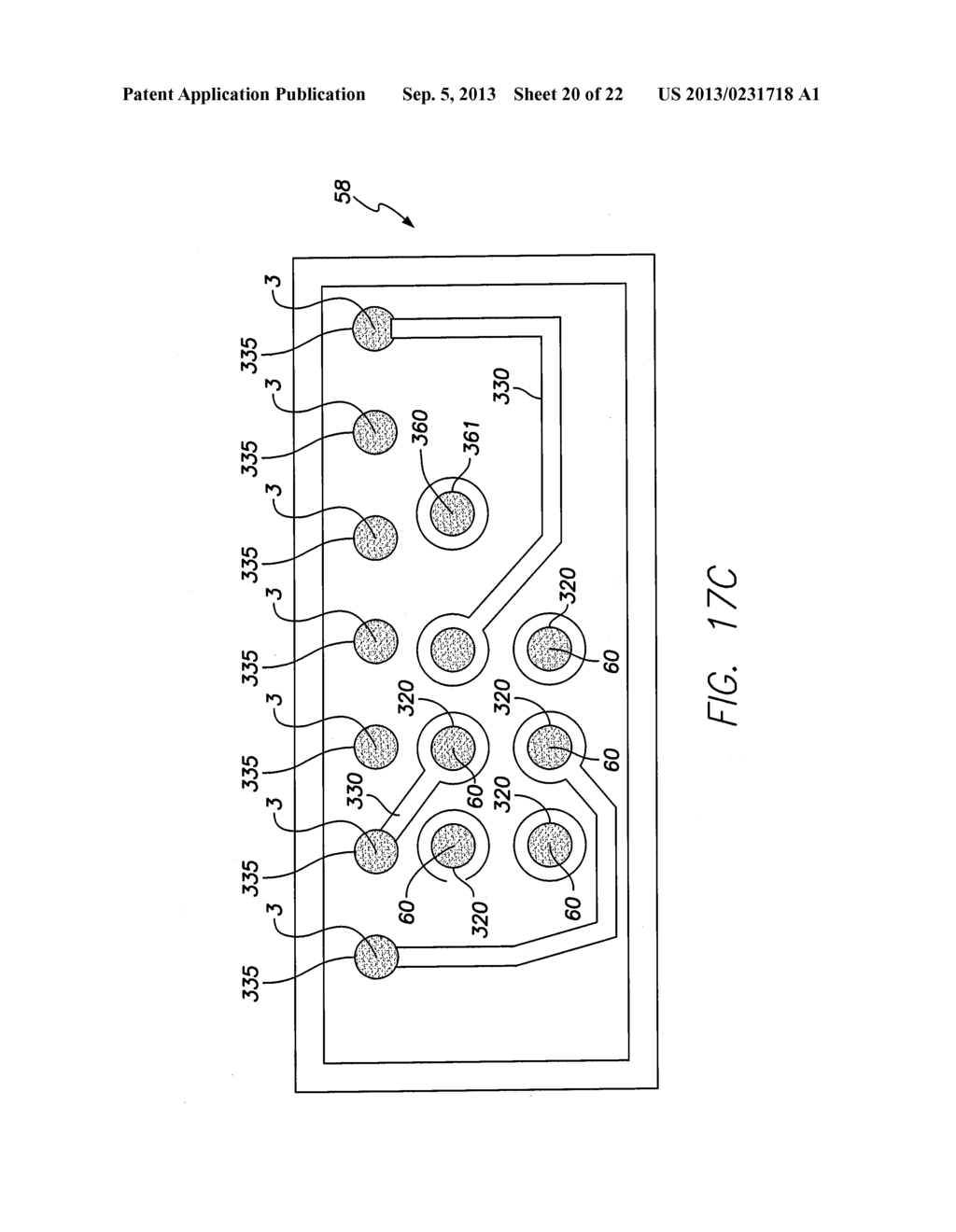 IMPLANTABLE MEDICAL DEVICE HAVING FEEDTHRU ASSEMBLY WITH HEADER SIDE     BUNCHED CONDUCTOR ARRAY AND CAN SIDE LINEAR CONDUCTOR ARRAY - diagram, schematic, and image 21