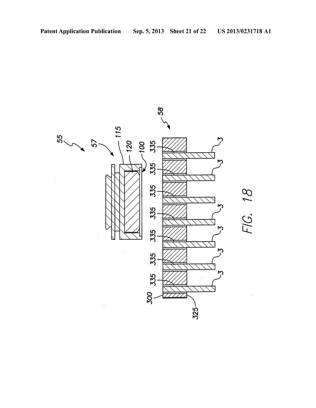 IMPLANTABLE MEDICAL DEVICE HAVING FEEDTHRU ASSEMBLY WITH HEADER SIDE     BUNCHED CONDUCTOR ARRAY AND CAN SIDE LINEAR CONDUCTOR ARRAY - diagram, schematic, and image 22