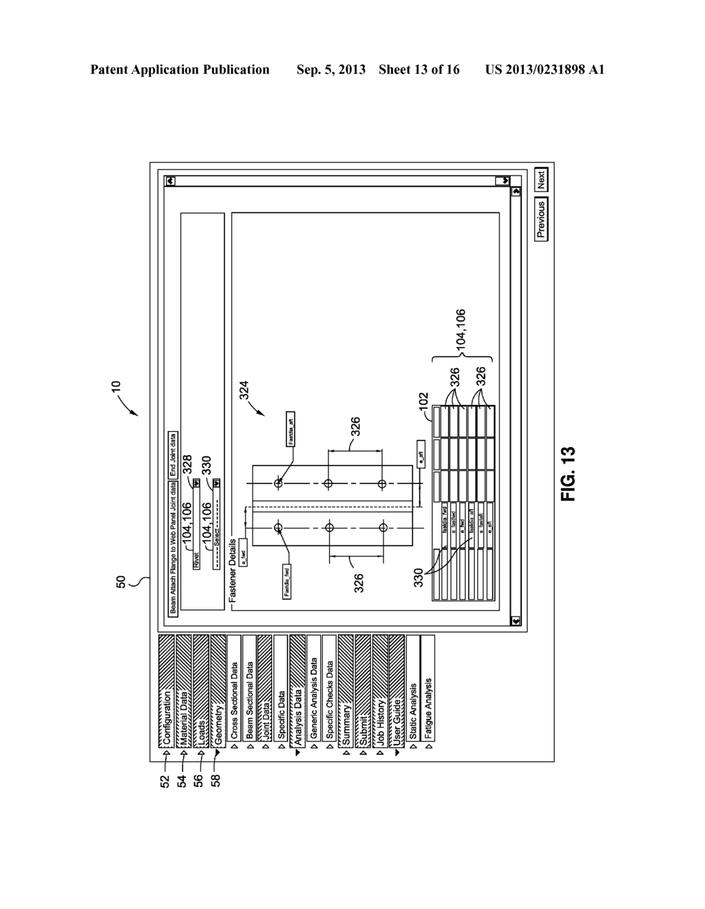 SYSTEM AND METHOD FOR STRUCTURAL ANALYSIS - diagram, schematic, and image 14