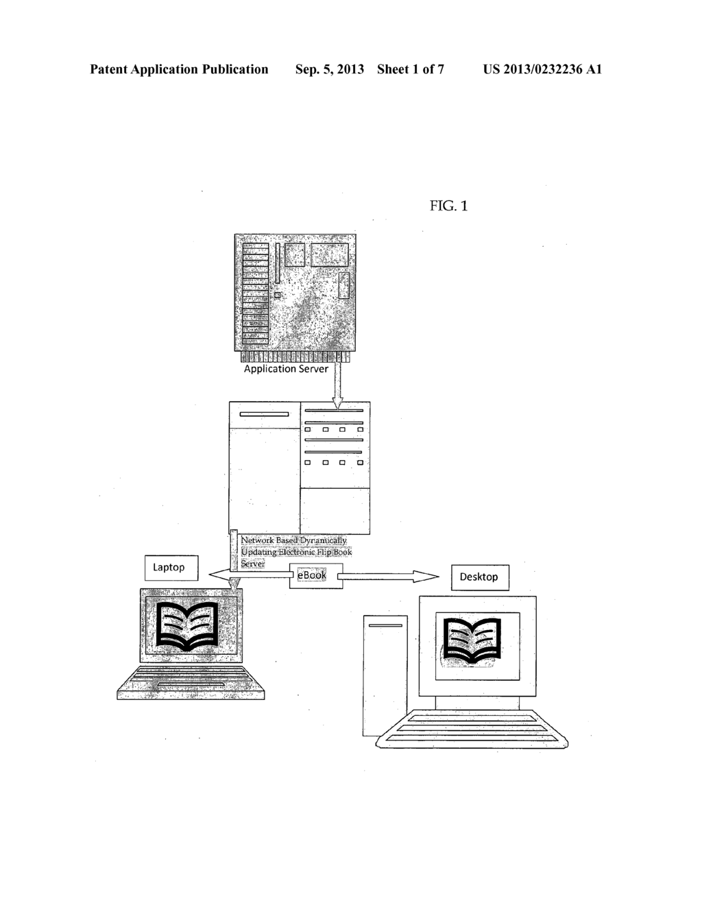 NETWORK BASED DYNAMICALLY UPDATING ELECTRONIC FLIP BOOK SERVER DEVICE - diagram, schematic, and image 02