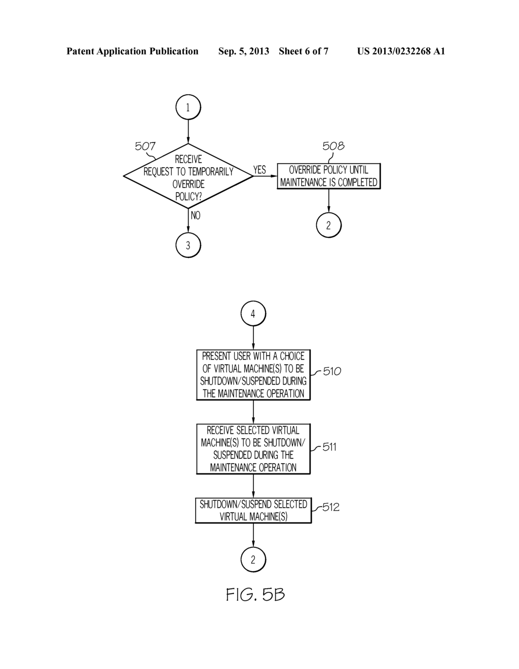 PERFORMING MAINTENANCE OPERATIONS ON CLOUD COMPUTING NODE WITHOUT     REQUIRING TO STOP ALL VIRTUAL MACHINES IN THE NODE - diagram, schematic, and image 07