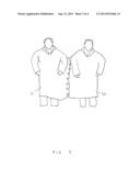 INCLEMENT WEATHER GARMENT FOR SPORTING FUNCTIONS diagram and image