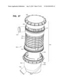 CRANKCASE VENTILATION FILTER ARRANGMENTS; COMPONENTS; AND, METHODS diagram and image