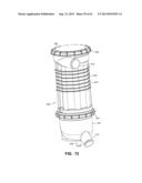 CRANKCASE VENTILATION FILTER ARRANGMENTS; COMPONENTS; AND, METHODS diagram and image