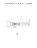 Apparatus for Releasing a Flow Cross Section of a Gas Line diagram and image