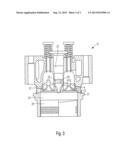 Apparatus for Releasing a Flow Cross Section of a Gas Line diagram and image