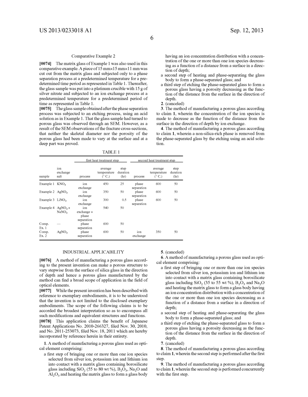 METHOD OF MANUFACTURING POROUS GLASS - diagram, schematic, and image 09