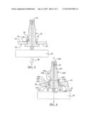 RETENTION MEMBER ON VALVE STEM SEALING GROMMET diagram and image