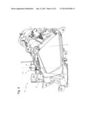 ROAD VEHICLE PROVIDED WITH A COOLING DUCT FOR THE COOLING OF A BRAKE diagram and image