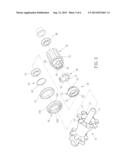 REINFORCEMENT STRUCTURE FOR BEARINGS IN BICYCLE HUB diagram and image