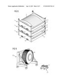 RETAINER FOR TRANSPORTING AND STORING A SEGMENT OF A STATOR ADAPTED TO BE     PART OF A GENERATOR OF A WIND TURBINE diagram and image