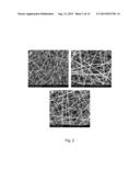 ULTRATHIN-LAYER CHROMATOGRAPHY PLATES COMPRISING ELECTROSPUN NANOFIBERS     COMPRISING SILICA AND METHODS OF MAKING AND USING THE SAME diagram and image