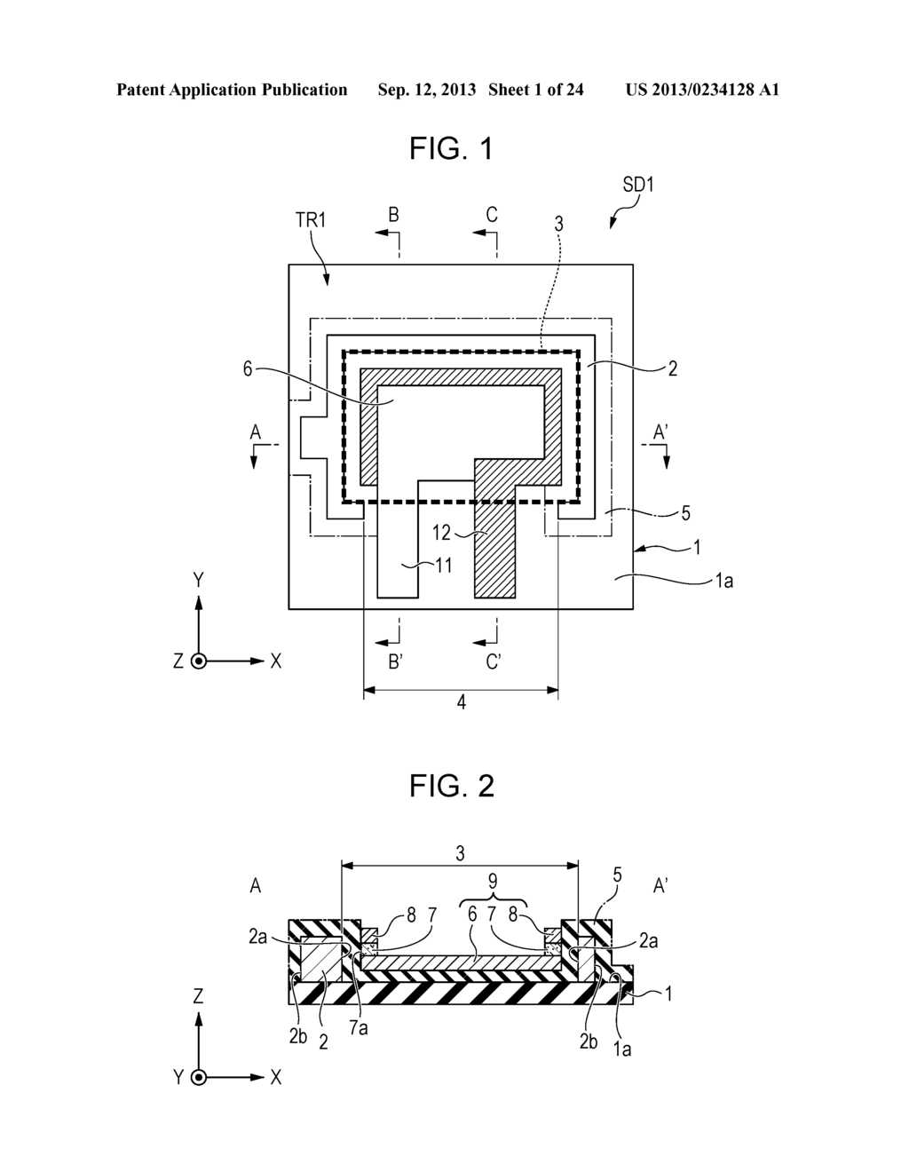 ORGANIC SEMICONDUCTOR DEVICE - diagram, schematic, and image 02