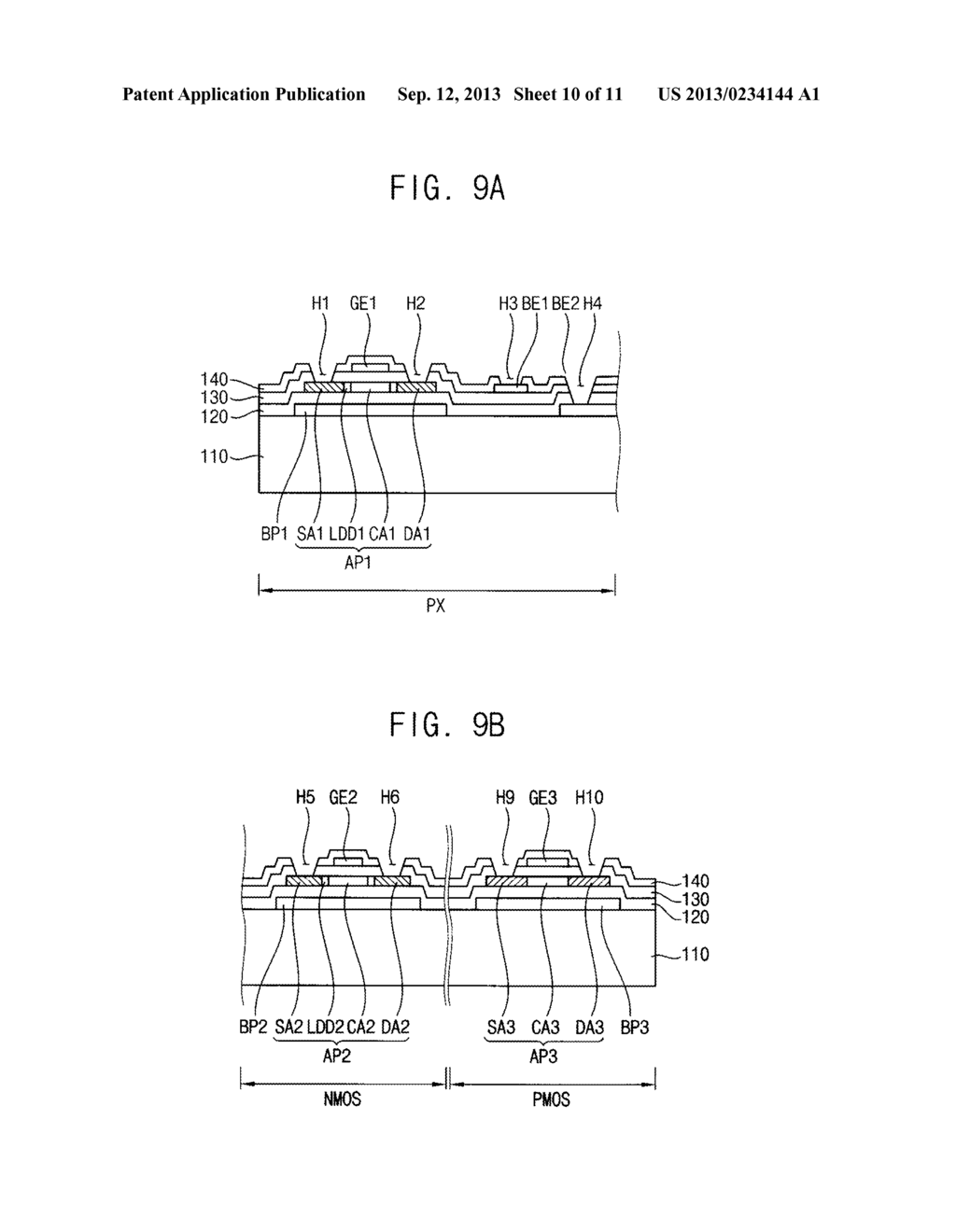 DISPLAY SUBSTRATE AND METHOD OF MANUFACTURING THE SAME - diagram, schematic, and image 11